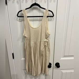 American eagle cream mini dress